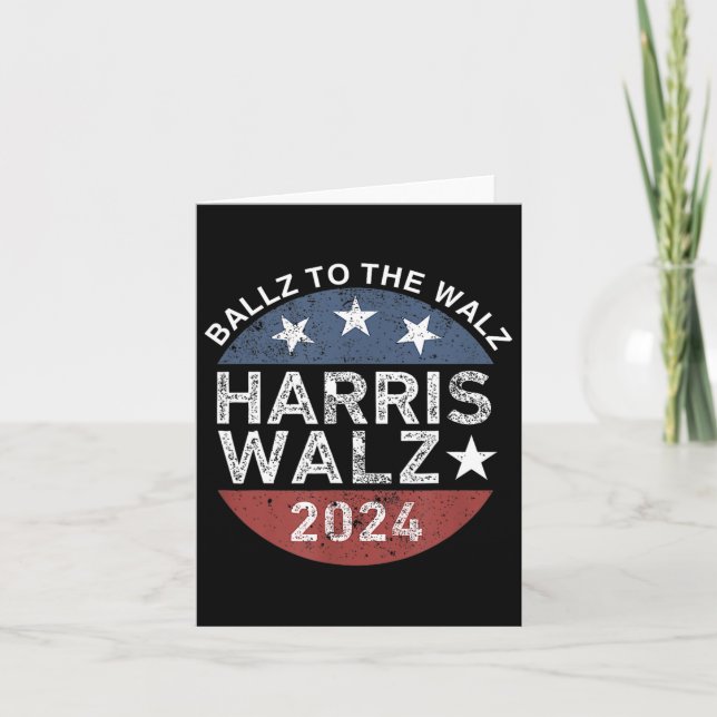 Tarjeta Bolas al W Harris W 2024 Kalama Harris Vals 2 (Anverso)