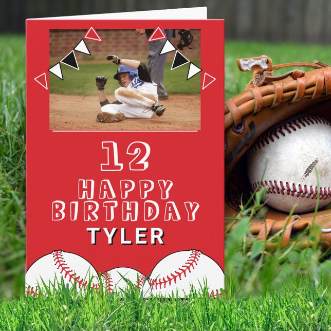 Tarjeta Bolas de Béisbol Banderas Fotografía para Niños Cu (Subido por el creador)