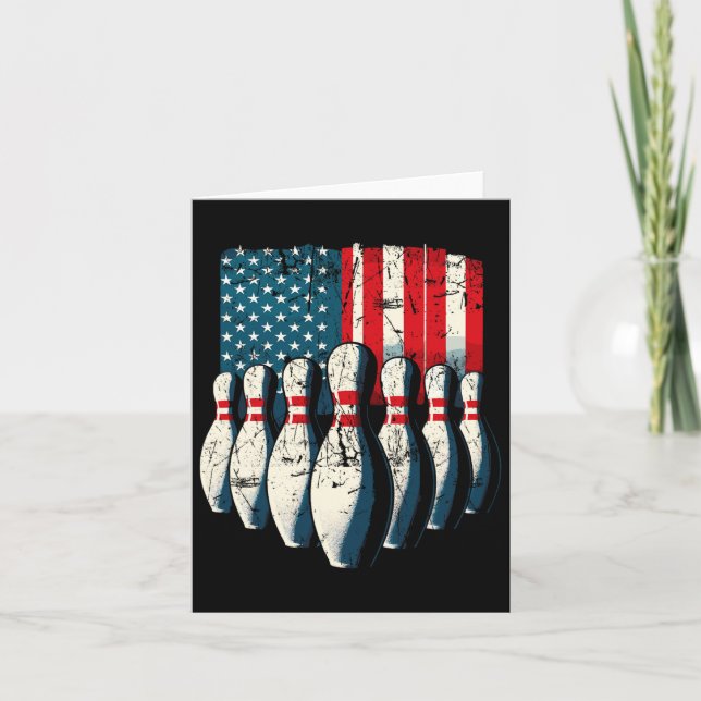 Tarjeta Bolas de la Bandera Americana (Anverso)