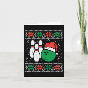 Tarjeta Bolas de Navidades feos, bolas de deporte suéter,