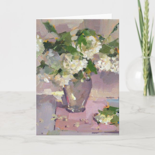 Tarjeta Bolas de nieve de la primavera (Anverso)