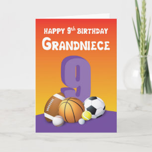 Tarjeta Bolas deportivas de cumpleaños de la abuela 9