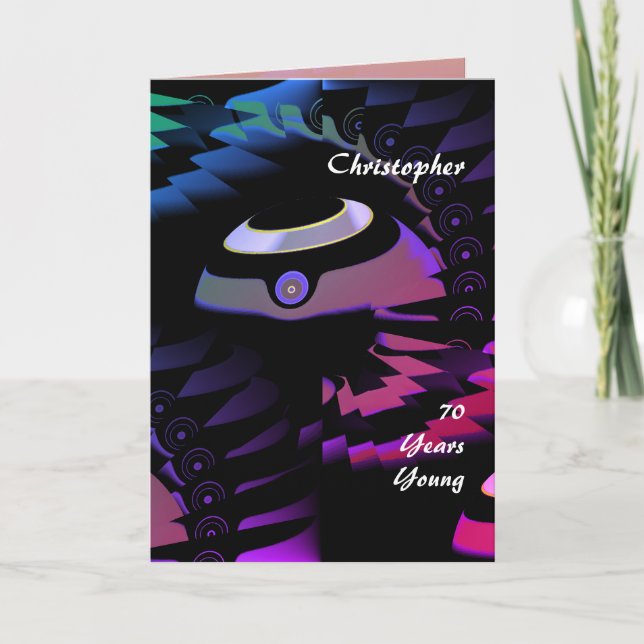 Tarjeta Bolas verdes planas (Anverso)