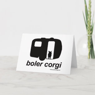 Tarjeta Boler Corgi Note Card - Pembroke