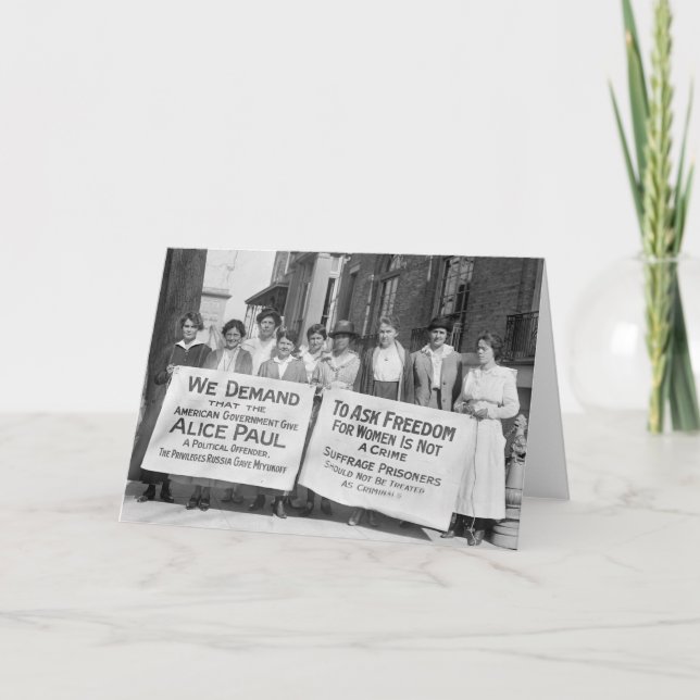 Tarjeta Boletos de sufraga para mujeres, 1917 (Anverso)