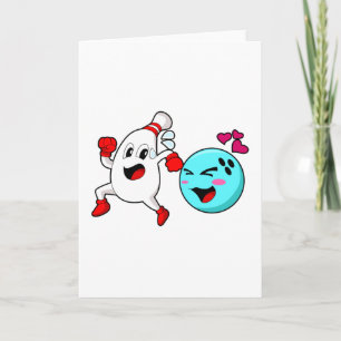 Tarjeta Boliche Bola de boliche