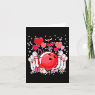 Tarjeta Boliche Bonito Corazón De San Valentín Amante Juga