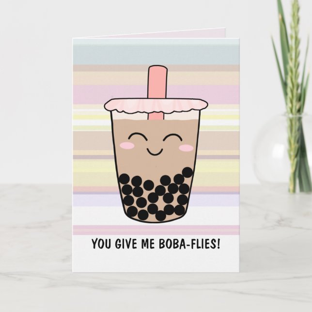 Tarjeta Bollo de té de leche Boba (Anverso)