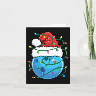 Tarjeta Bolos Con Hombres De Santa Hat Navidades Xma
