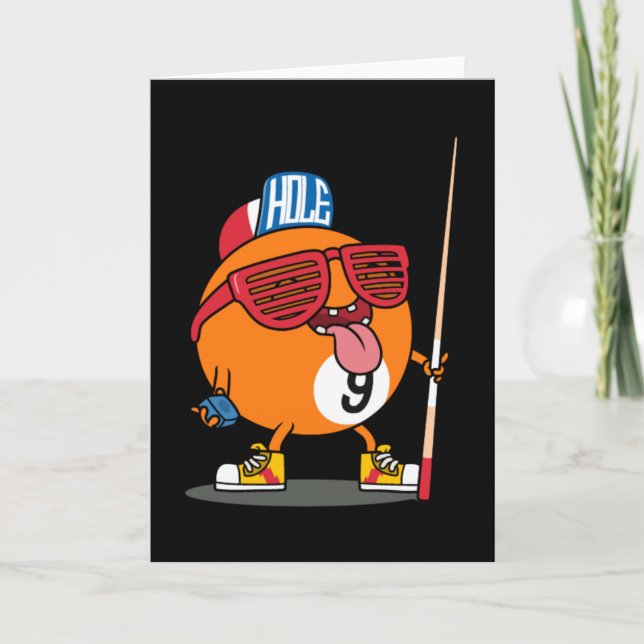 Tarjeta Bolsa de nueve billares de Guay (Anverso)