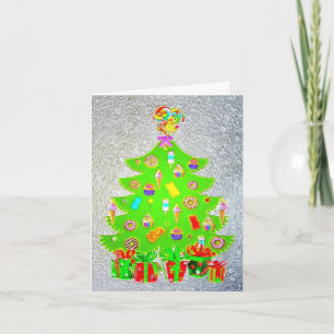 Tarjeta Bolsa de regalo mediana de árbol de dulces de Navi