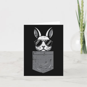 Tarjeta Bolsillo de conejo de Pascua Sungley Guay Rabbit M