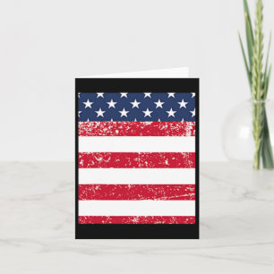 Tarjeta Bolsillo De Estados Unidos Con Bandera Estadounide