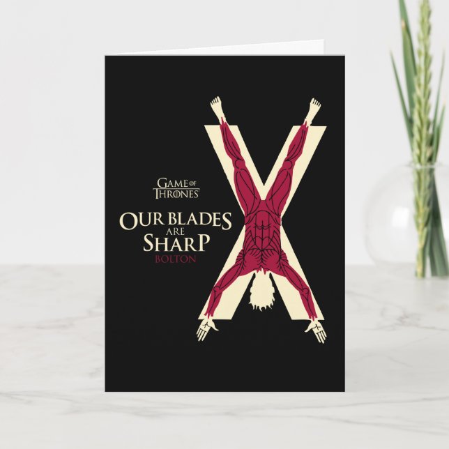 Tarjeta Bolton Sigil - Nuestras Blades Están Afiladas (Anverso)