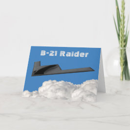Tarjeta Bombardero furtivo B-21
