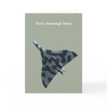 Bombardero vulcano en vuelo