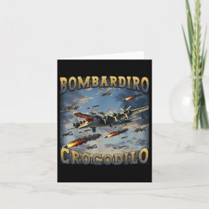 Tarjeta Bombardino Crocodilo