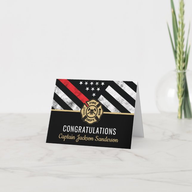 Tarjeta Bombero del Departamento de Bomberos de Retiro (Anverso)