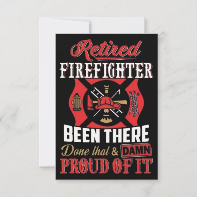Tarjeta Bombero retirado (Anverso)