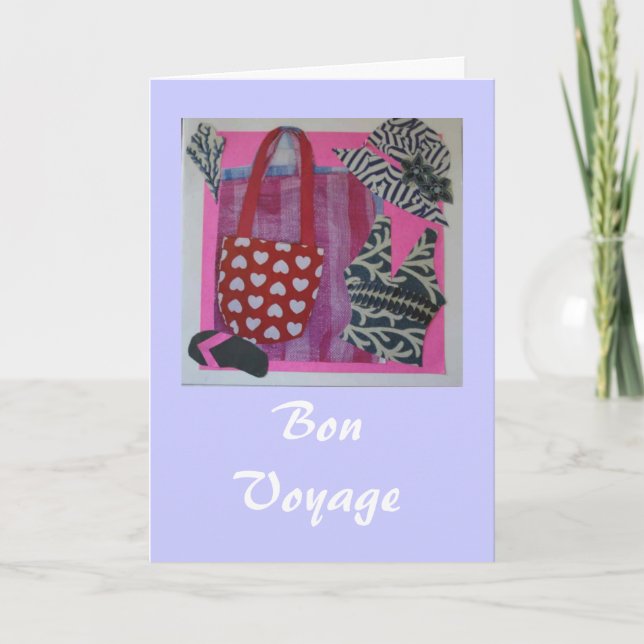 Tarjeta Bon Voyage (Anverso)