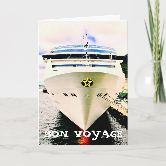 TARJETA ¡BON VOYAGE! (Anverso)