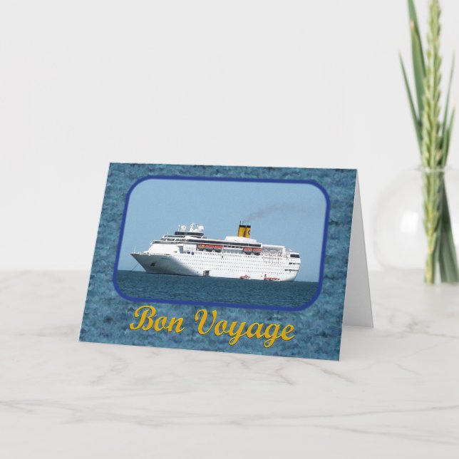 Tarjeta Bon Voyage (Anverso)