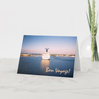 Tarjeta Bon Voyage Card