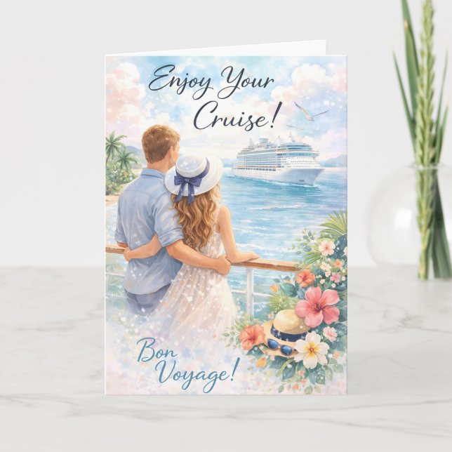Tarjeta Bon Voyage Card – Enjoy Your Cruise Card (Anverso)