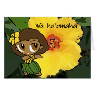 Tarjeta Bon Voyage de "Aloha Honeys"