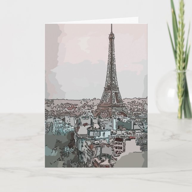Tarjeta Bon Voyage, Paris Travel Card (Anverso)