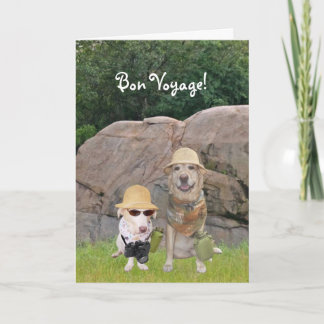 Tarjeta Bon Voyage Safari