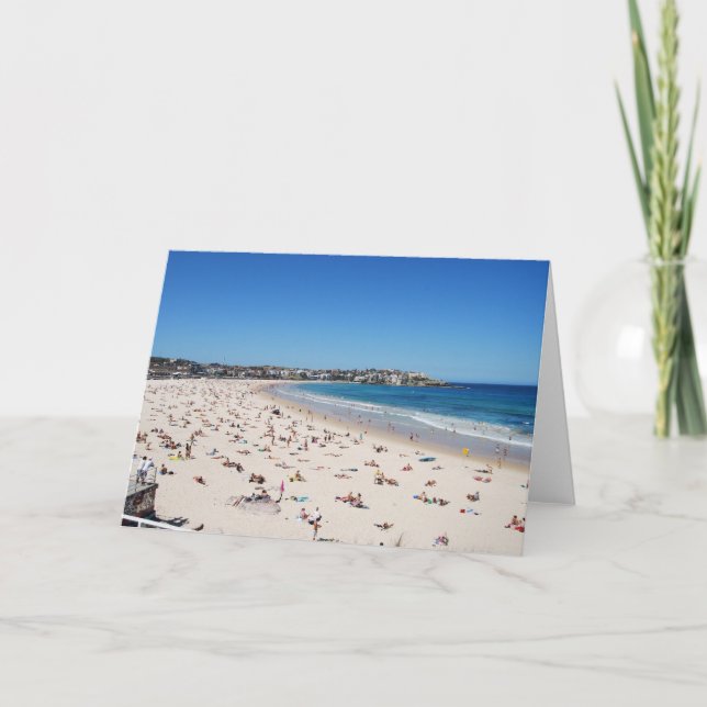 Tarjeta Bondi Beach, Sydney, Australia (Anverso)