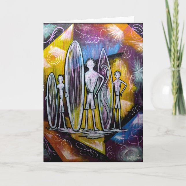 Tarjeta Bonding Time Blank Greeting Card (Anverso)