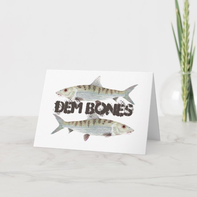 Tarjeta Bonefish de los huesos del Dem (Anverso)