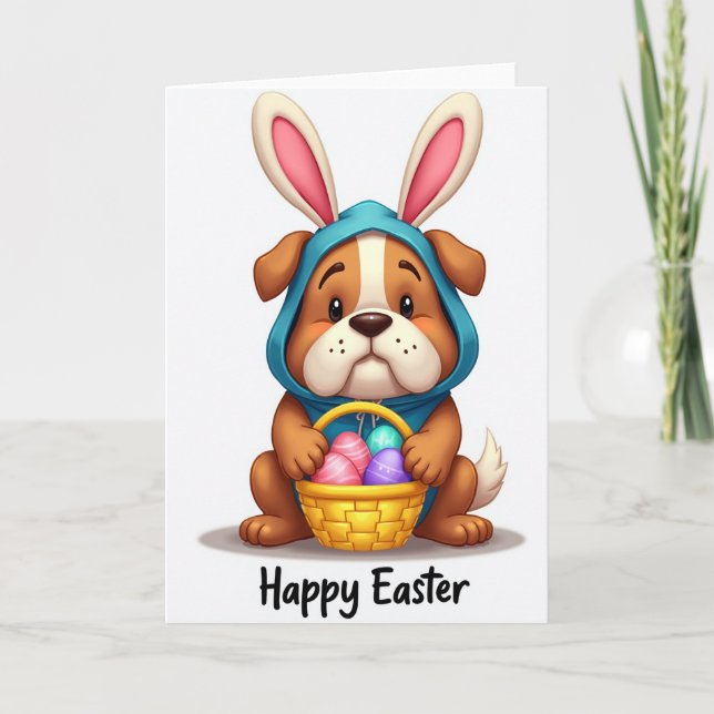 Tarjeta Bonita de Animales de Primavera (Anverso)