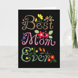 Tarjeta Bonita del Día de la Madre para Mamá: La M