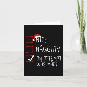 Tarjeta Bonita Maldad Se Intentó Hacer Navidades List Sa