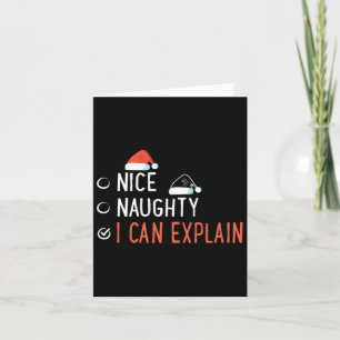 Tarjeta Bonita traviesa puedo explicar el gracioso Chris d