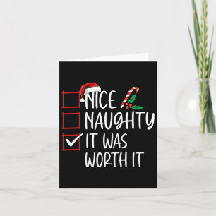 Tarjeta Bonita traviesa Que Merecía La Pena Navidades List