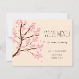 Tarjeta Bonito Cerezo en flor Sakura Árbol que hemos mudad