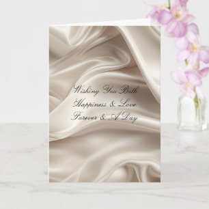Tarjeta Bonito Champán Oro Boda romántico