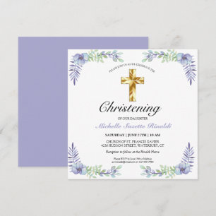 Tarjeta Bonito Crowne Lavender Floral Cristalización