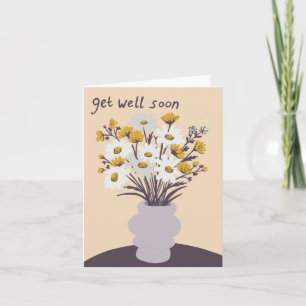Tarjeta Bonito Daisy Bouquet PERSONALIZADO se pone bien pr