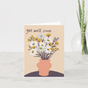 Tarjeta Bonito Daisy Bouquet PERSONALIZADO se pone bien pr