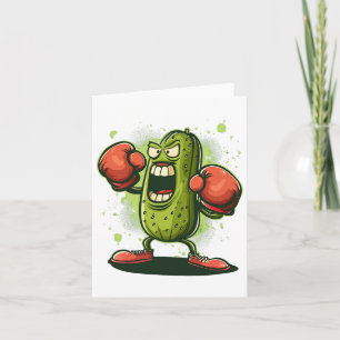 Tarjeta Bonito Graciosa Cinta Con Guantes De Boxeo