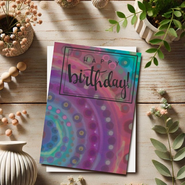Tarjeta Bonito Guay Feliz cumpleaños (Subido por el creador)