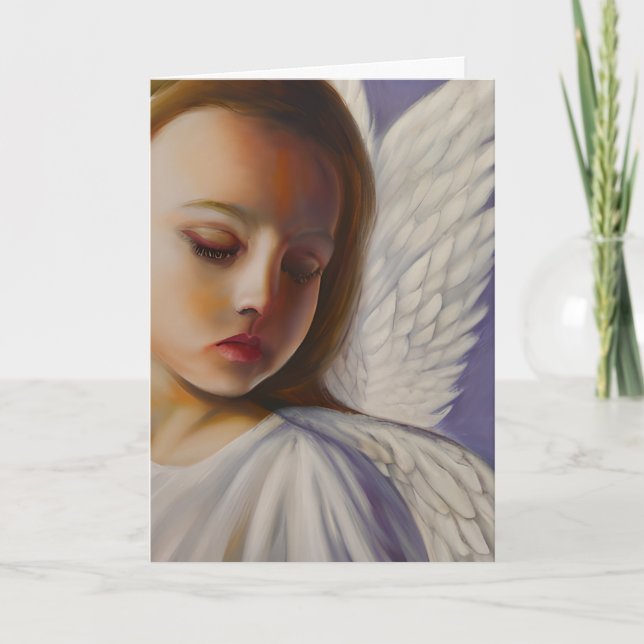 Tarjeta Bonito Little Angel Child (Anverso)