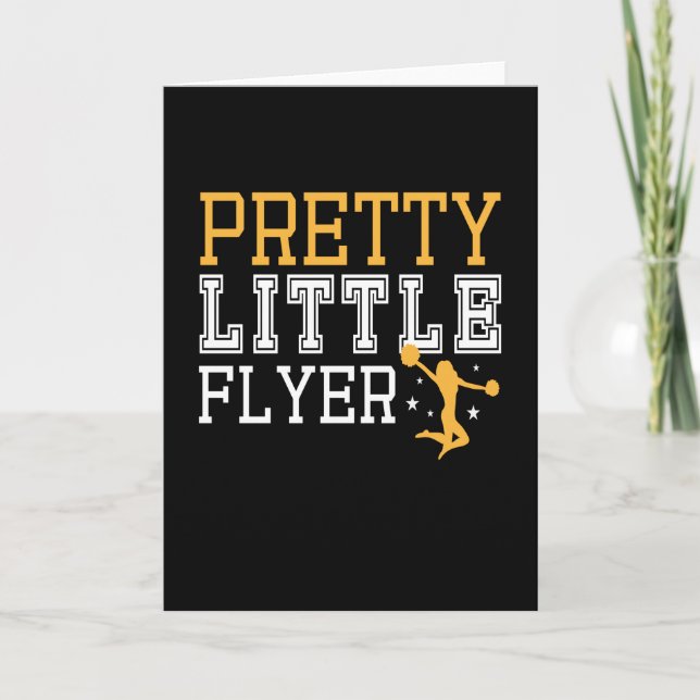 Tarjeta Bonito Little Flyer Cheerling (Anverso)