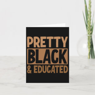 Tarjeta Bonito Negra Y Educada