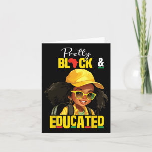 Tarjeta Bonito Negra Y Educada Yo Soy El Africano Fuerte